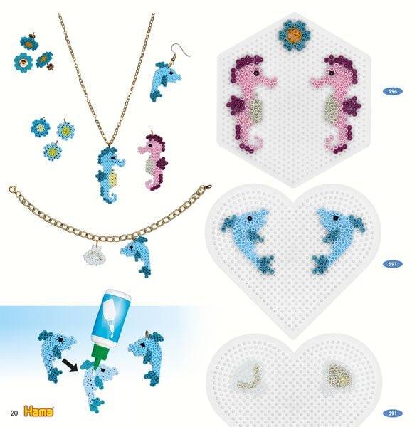 Hama 399-19 - Inspiration-Heft 19, Vorlagen-Heft und Bastelideen für Mini-Bügelperlen