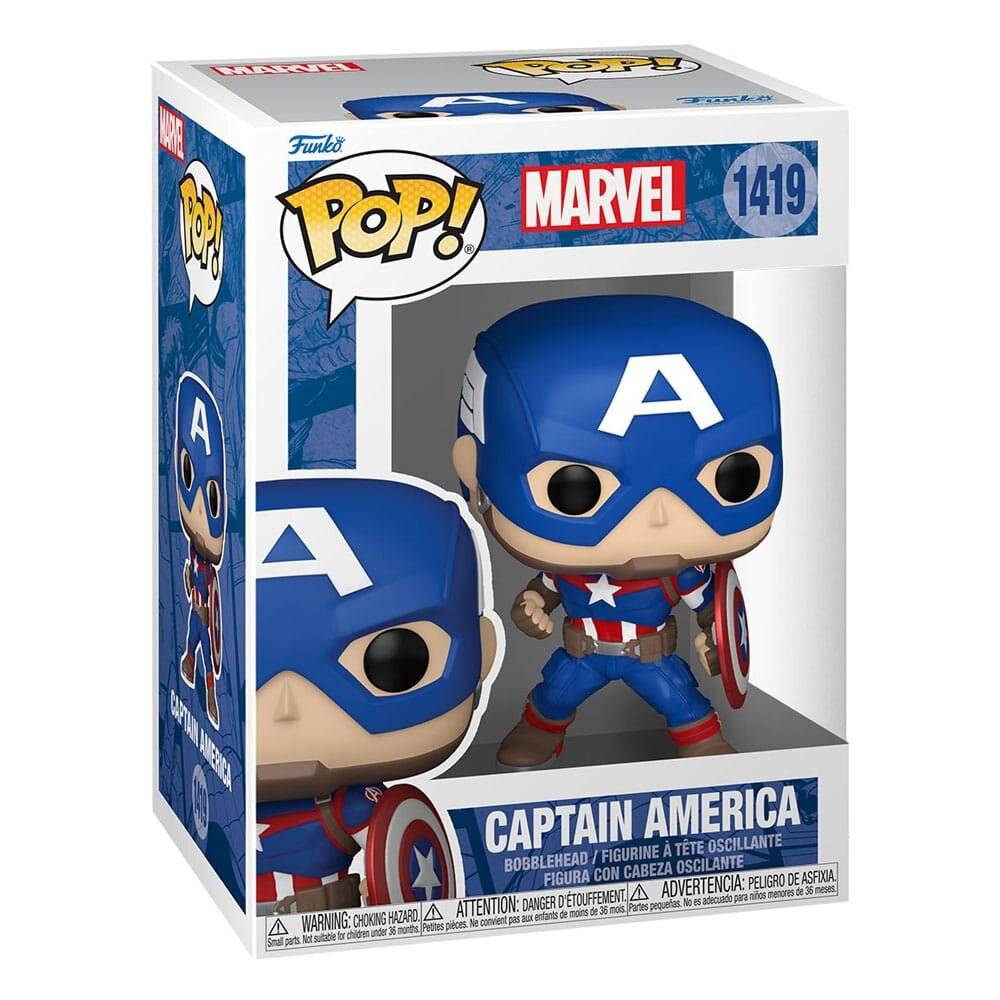 Marvel New Classics POP! Vinyl Figur Captain America 9 cm
