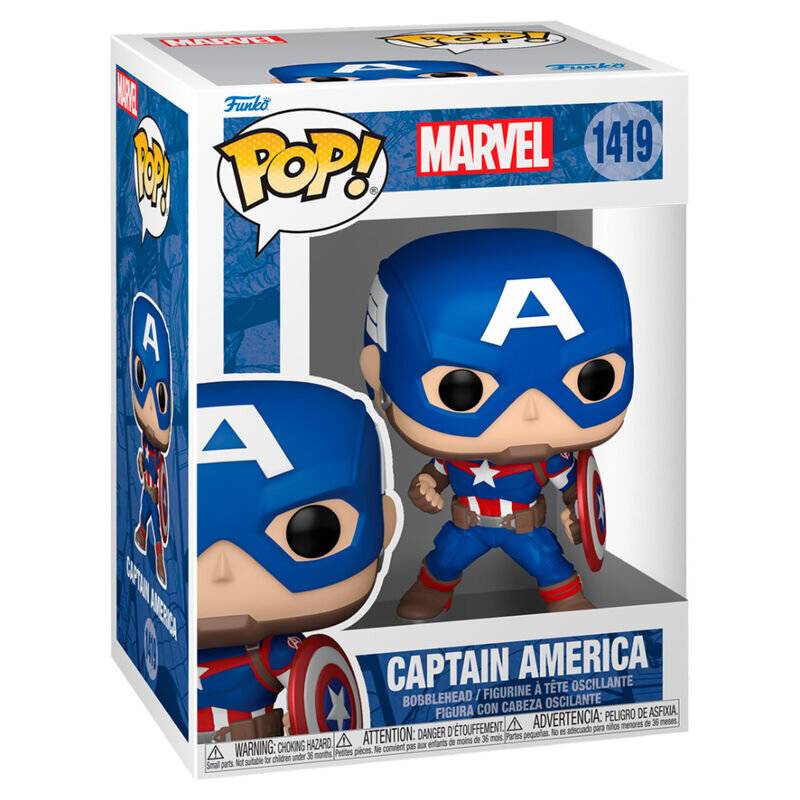 Marvel New Classics POP! Vinyl Figur Captain America 9 cm