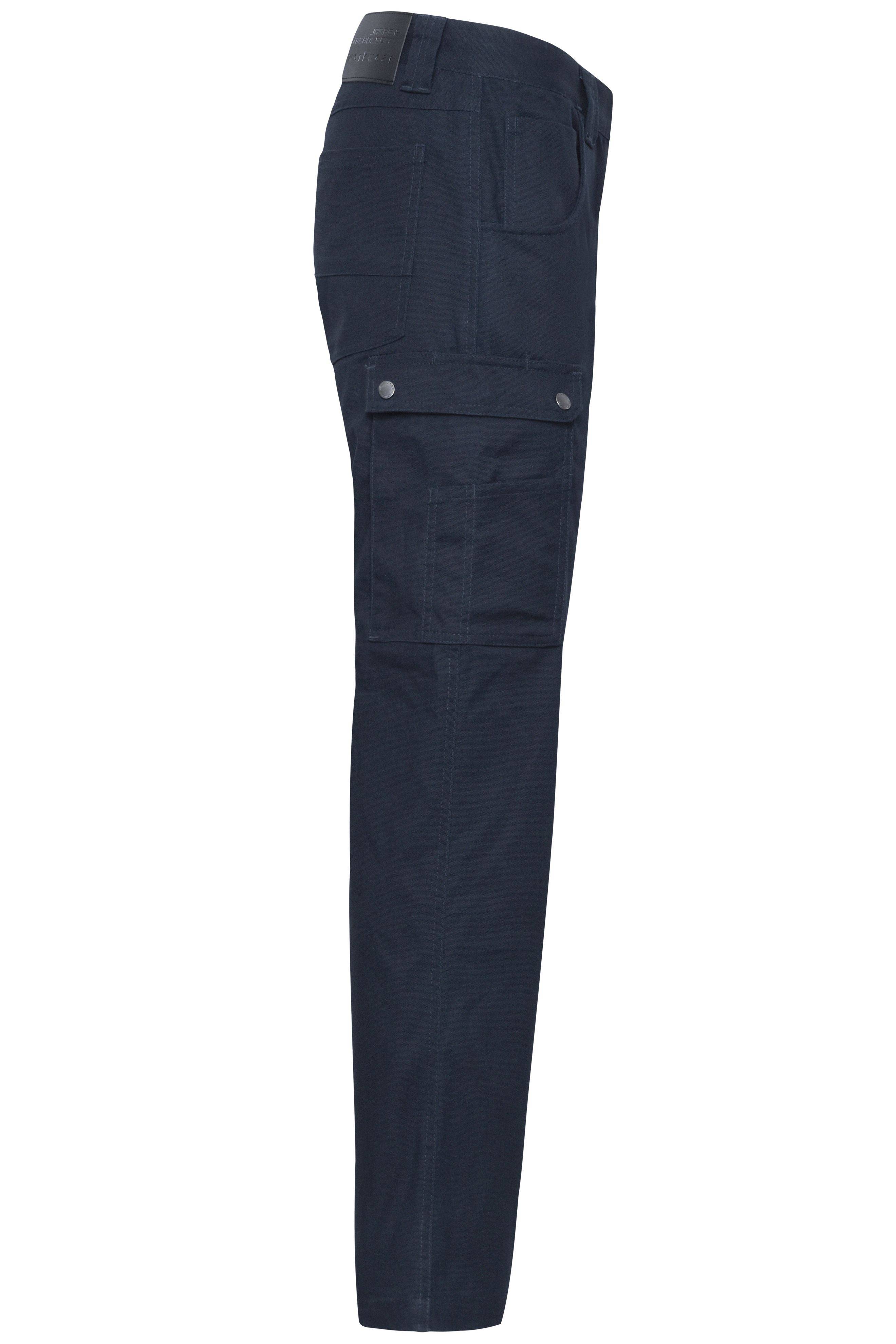 James & Nicholson® Workwear Cargo Pants JN877 Reißfeste Dreifachnaht Größe:46 Navy