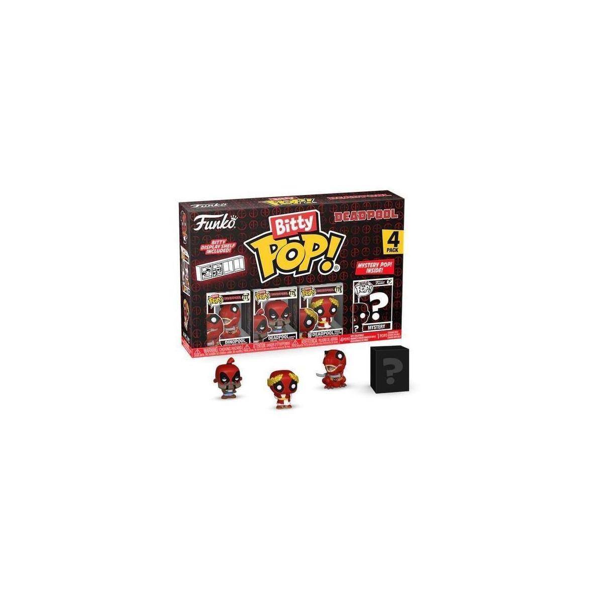 FK84961 - Deadpool Bitty POP! Vinyl Figuren 4er-Pack Dinopool 2,5 cm
