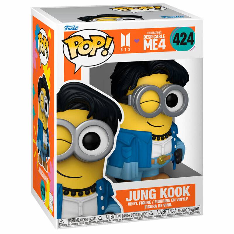 Minions x BTS POP! Rocks Vinyl Figur Jung Kook 9 cm