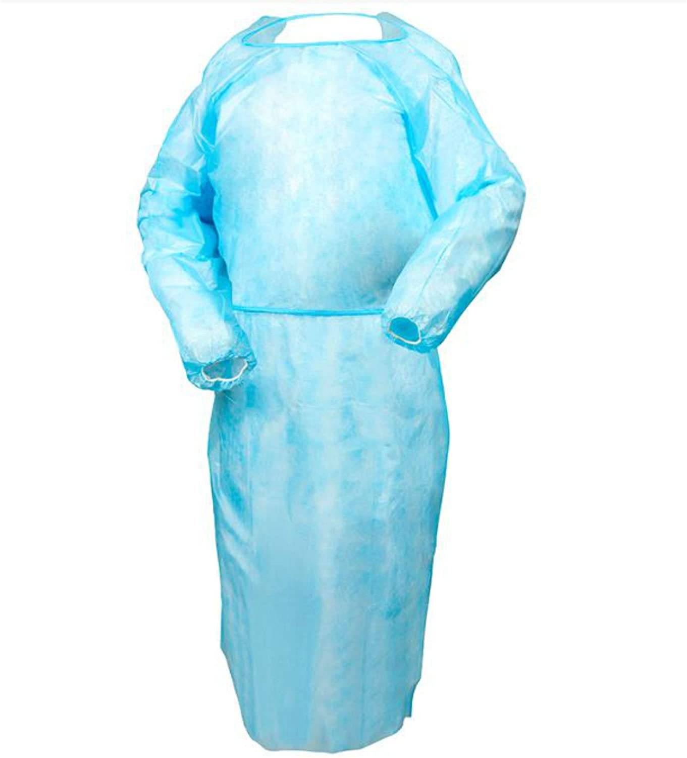 10 STÜCK Schutzkleidung Schlupfkittel Kittel Mantel Einweg Einwegkittel Arbeitskleidung