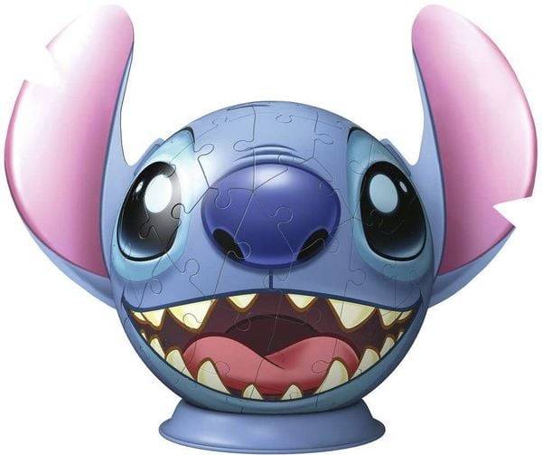 Ravensburger - Lilo & Stitch - Disney Stitch Puzzle-Ball mit Ohren, 72 Teile