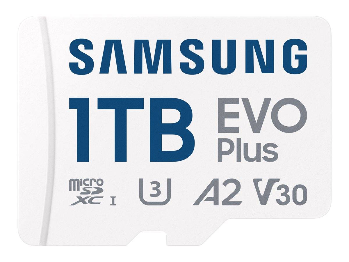 Samsung EVO Plus MB-MC1T0SA - Flash-Speicherkarte (microSDXC-an-SD-Adapter inbegriffen)