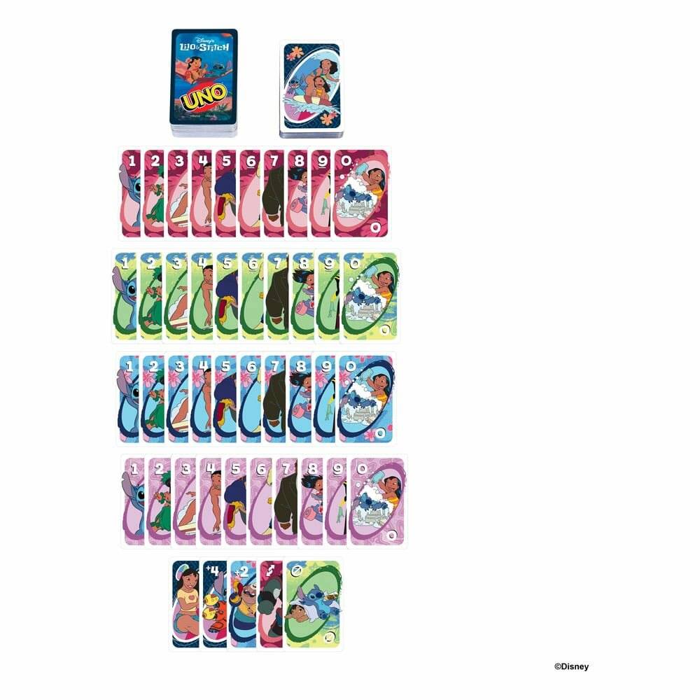 UNO Lilo & Stitch Kartenspiel