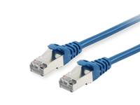 Equip Cat.6A S/FTP Patchkabel, 10m, Blau Kabel Patchkabel RJ45 Cat.6
