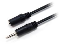 Equip 14708207 Audio-Kabel 2 m 3.5mm Schwarz Multimedia-Technik Audiokabel