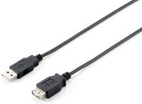 Equip 128851 USB Kabel USB 2.0 3 m USB A Schwarz Multimedia-Technik USB-Kabel