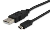 Equip 12888107 USB Kabel USB 2.0 1 m USB A USB C Schwarz Multimedia-Technik USB-Kabel