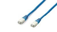 Equip Cat.6A PlatinumS/FTP Patchkabel, 1.0m, Blue Kabel Patchkabel RJ45 Cat.6