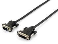 Equip 118943 Videokabel-Adapter 1,8 m DVI-A VGA (D-Sub) Schwarz Multimedia-Technik DVI-Adapter