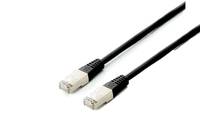 Equip Cat.6A PlatinumS/FTP Patchkabel, 1.0m, Schwarz Kabel Patchkabel RJ45 Cat.6
