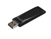 Verbatim Slider - USB-Stick 16 GB - Schwarz Eingabe / Ausgabe