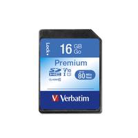 Verbatim Premium 16 GB SDHC Klasse 10 Multimedia-Technik SD Karten
