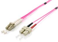 Equip 255533 InfiniBand/Glasfaserkabel 3 m LC SC Violett Multimedia-Technik Lichtwellenleiterkab