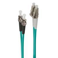 ALOGIC LCST-01-OM4 InfiniBand/Glasfaserkabel 1 m LC ST Türkis Multimedia-Technik