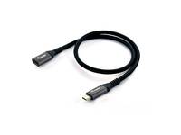 Equip USB 3.2 Gen 2 C-auf-C-Verlängerungskabel, M/F, 1,0 m, 4K/60 Hz, 10 Gbit/s Multimedia-Technik