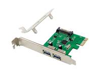 Conceptronic EMRICK 2-Port USB 3.2 Gen 2 PCI-Express-Karte Multimedia-Technik PCI Express Karten