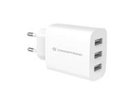 Conceptronic ALTHEA13W 3-Port 30W USB-Ladegerät, USB-A x 3 Multimedia-Technik Ladegerät