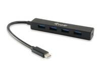 Equip 128954 Schnittstellen-Hub USB 3.2 Gen 1 (3.1 Gen 1) Type-C 5000 Mbit/s Schwarz HUBs