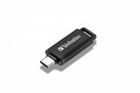 Verbatim Store 'n' Go USB-Stick 128 GB USB Typ-C 3.2 Gen 1 (3.1 Gen 1) Schwarz Eingabe / Ausgabe