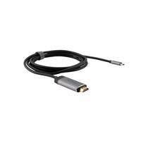 Verbatim 49144 Videokabel-Adapter 1,5 m USB Typ-C HDMI Schwarz, Silber Multimedia-Technik HUBs