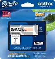 Brother TZE251CIV Etiketten erstellendes Band TZ Multimedia-Technik Schriftbänder