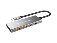 Conceptronic HUBBIES15G Schnittstellen-Hub USB 3.2 Gen 2 (3.1 Gen 2) Type-C 10000 Mbit/s Grau
