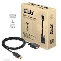 CLUB3D DisplayPort to VGA Cable M/M Multimedia-Technik Displayport-Adapter