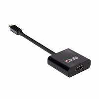 CLUB3D Mini DisplayPort 1.2 auf HDMI 2.0 UHD Aktiver Adapter Multimedia-Technik Displayport-Adapter