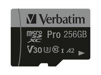 Verbatim 47045 Speicherkarte 256 GB MicroSDXC UHS-I Klasse 10 Multimedia-Technik Micro SD Karten