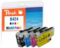 Peach PI500-389 Druckerpatrone 4 Stück(e) Original Standardertrag Schwarz, Cyan, Magenta, Gelb