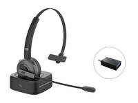 Conceptronic POLONA Kabelloses Bluetooth-Headset mit Ladedoc Eingabe / Ausgabe Kopfhörer & Headsets