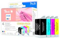Peach E130 bk, c, m, y Spar Pack Tintenpatronen Multimedia-Technik Patronen Epson