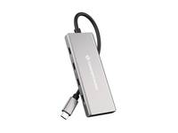 Conceptronic HUBBIES17G Schnittstellen-Hub USB 3.2 Gen 2 (3.1 Gen 2) Type-C 10000 Mbit/s Grau