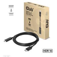 CLUB3D DisplayPort 1.4 to HDMI 4K120Hz or 8K60Hz HDR10 Cable M/M 3m/9.84ft Multimedia-Technik