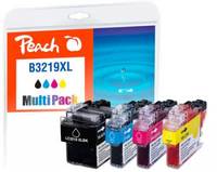 Peach PI500-245 Druckerpatrone 4 Stück(e) Schwarz, Cyan, Magenta, Gelb Multimedia-Technik Patronen