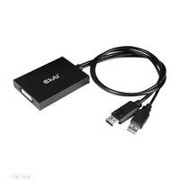 CLUB3D cac-1010 Displayport/usb DVI-I Daul link Schwarz, Weiß Multimedia-Technik