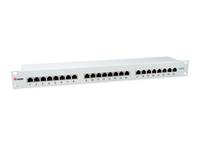 Equip 24-Ports Cat.6 Geschirmtes Patch Panel, Hellgrau Multimedia-Technik Patchpanel