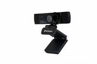 Verbatim 49580 Webcam 3840 x 2160 Pixel USB 2.0 Schwarz Eingabe / Ausgabe Webcams