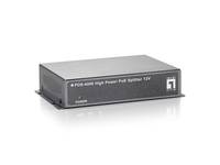 LevelOne POS-4000 Netzwerksplitter Grau Power over Ethernet (PoE) Multimedia-Technik Splitter