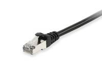 Equip Cat6 S/FTP Patchkabel, 0.25m, Schwarz, 100Stück/box Multimedia-Technik Kabel
