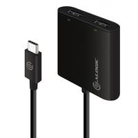 ALOGIC UC2DP-ADP USB-Grafikadapter 3840 x 2160 Pixel Schwarz Multimedia-Technik Displayport-Adapter
