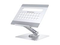 Conceptronic DONN27G Laptop-Ständer mit 7-in-1-Dockingstation, 360° drehbare Basis, faltbar,