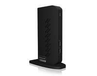 ICY BOX IB-DK2252AC Kabelgebunden USB 3.2 Gen 1 (3.1 Gen 1) Type-C Schwarz Multimedia-Technik