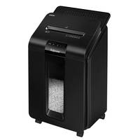 Fellowes AutoMax 100M Aktenvernichter Partikelschnitt-Zerkleinerung 22 cm Schwarz Multimedia-Technik