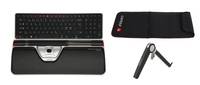 Contour Design RollerMouse Red Plus WL Travel Kit Tastatur Maus enthalten Büro RF Wireless Schwarz