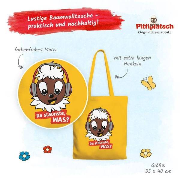 Trötsch Unser Sandmännchen Stoffbeutel Pittiplatsch