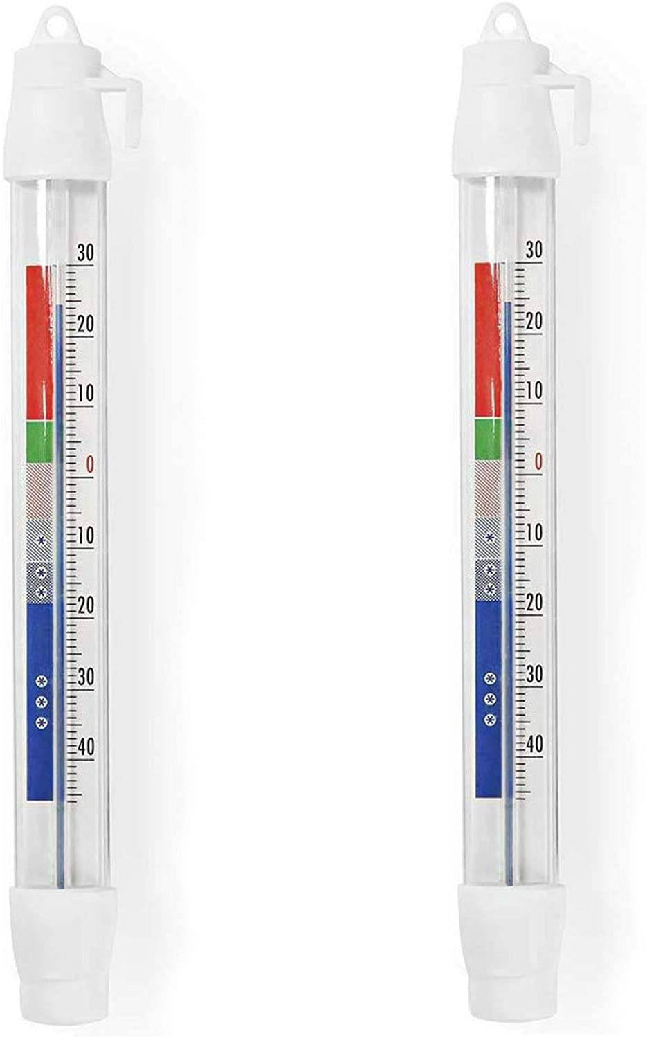 2x Thermometer Ersatzteil Zubehör Tiefkühle Kühlschrank Gefrierschrank für Bosch Siemens Miele AEG Samsung Bomann